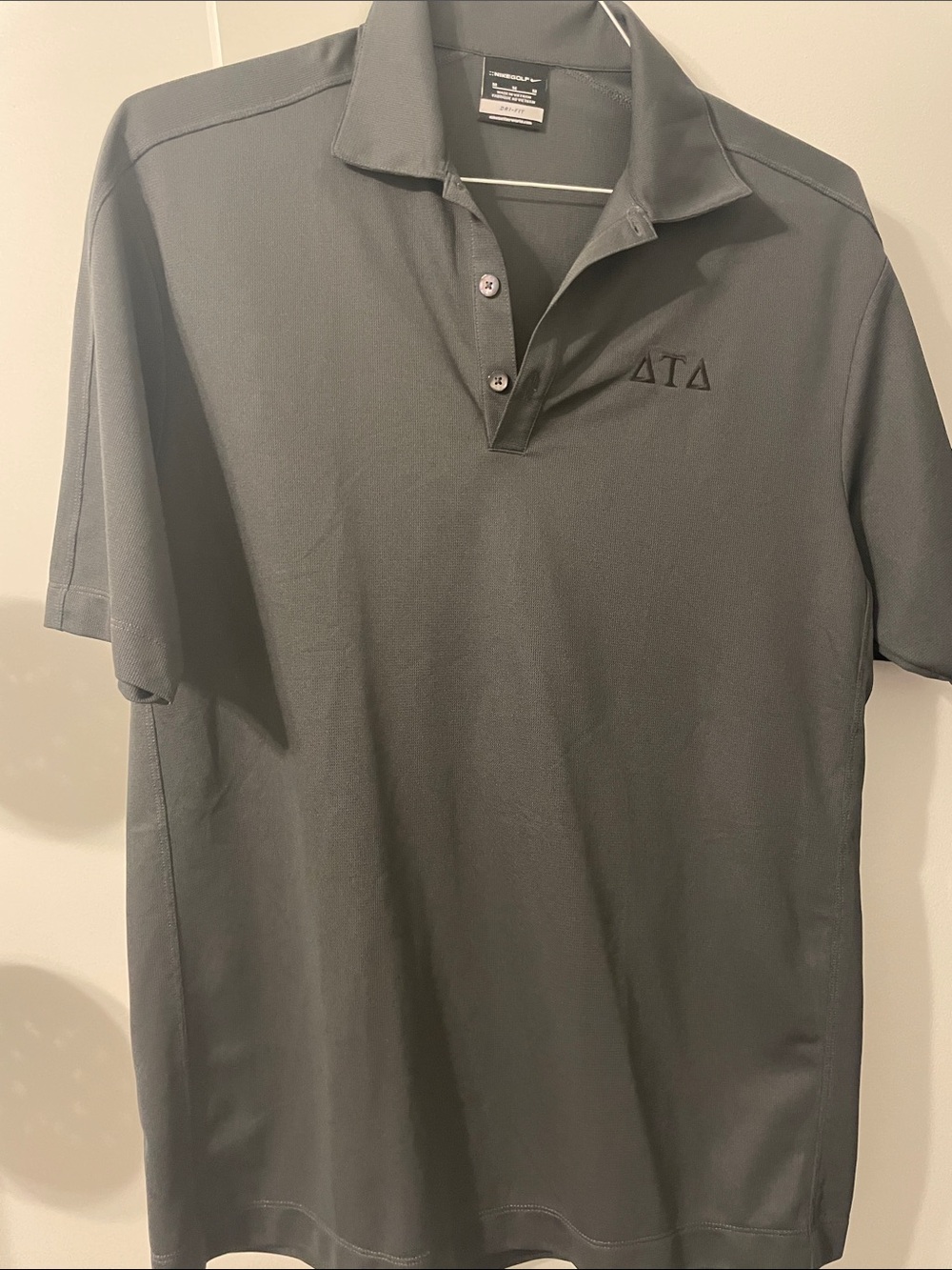 Delta Tau Delta DTD Nike golf dri-fit polo
